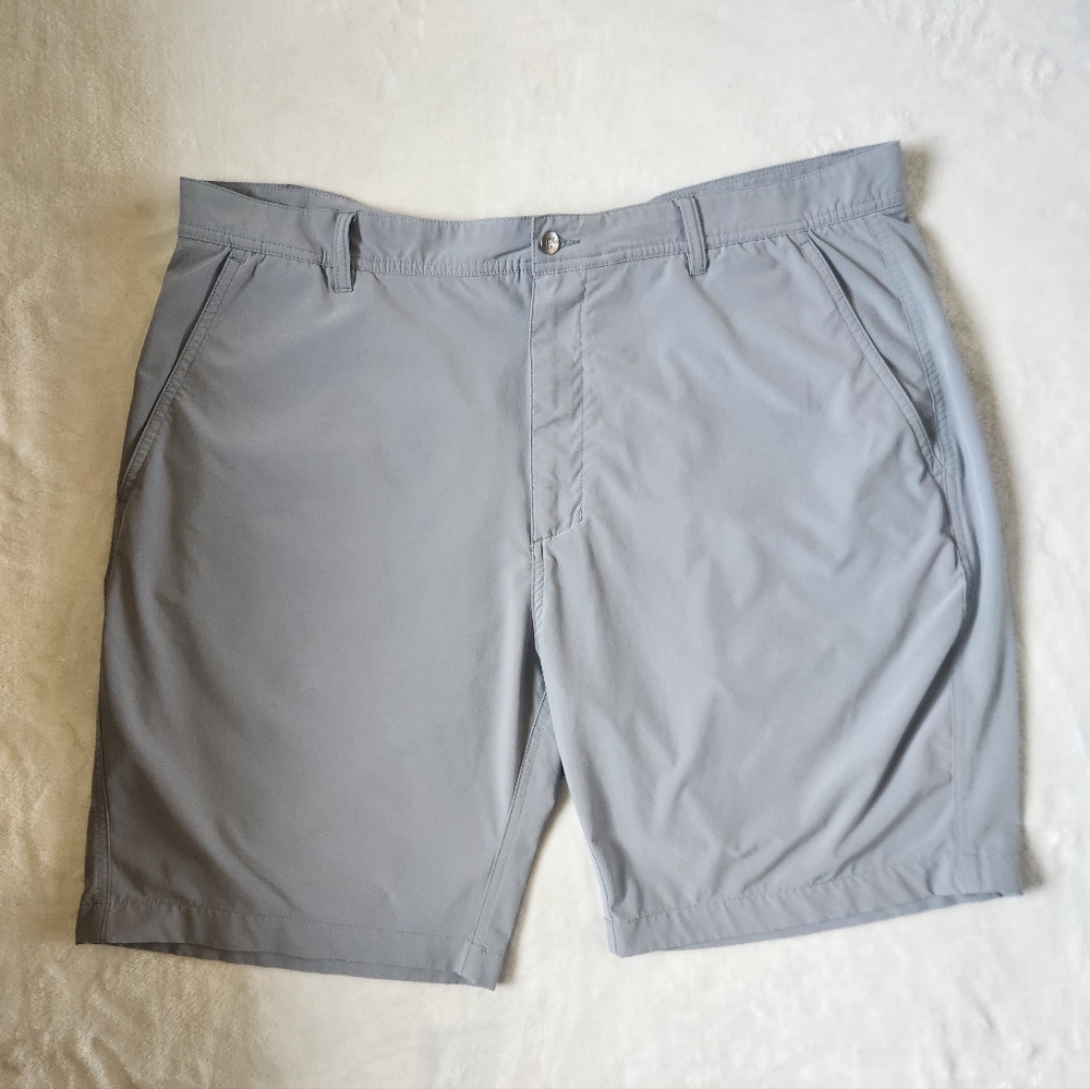 FJ Footjoy Golf Shorts Mens Size 40 Light Gray Chino‎ Stretch Performance